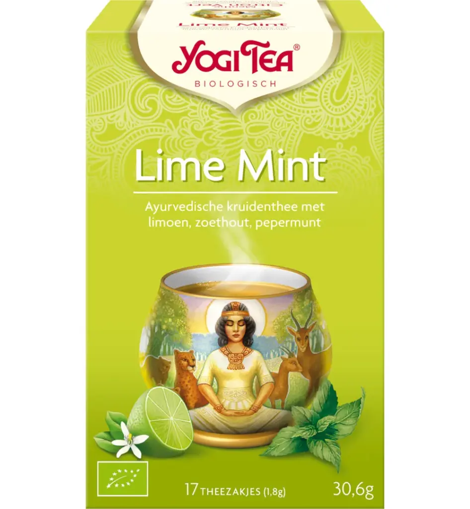 Yogi Tea Lime mint bio (17 stuks)