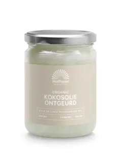Mattisson Kokosnootolie Geurloos Bio (500 gr)