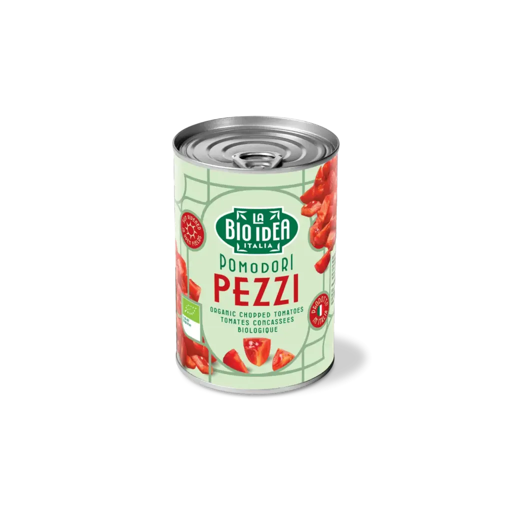 La Bio Idea Tomatenstukjes In Blik Bio (400 gr)