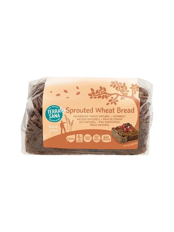 Terrasana Gekiemd Brood Naturel / Tarwe Bio (400 gr)