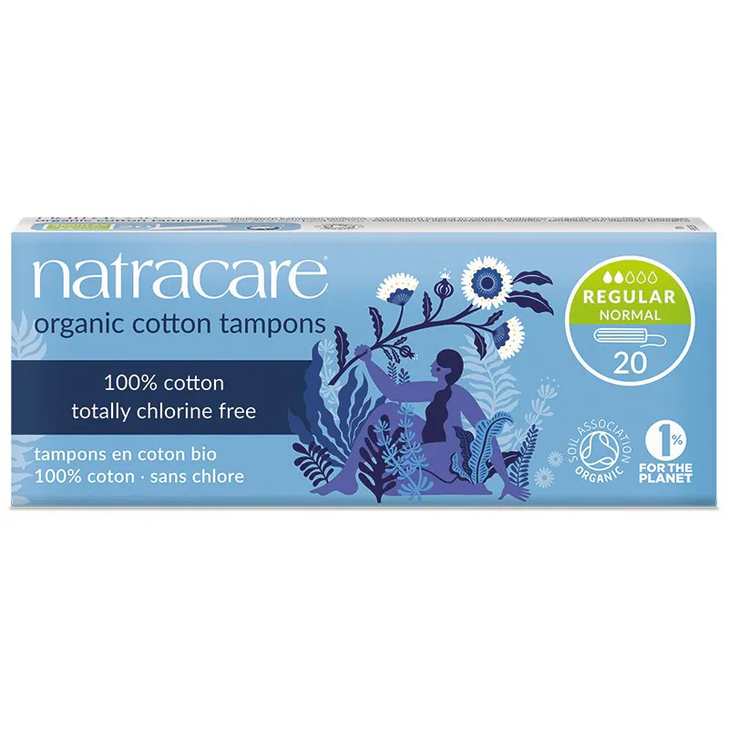 Natracare Tampons katoen normaal (20 stuks)