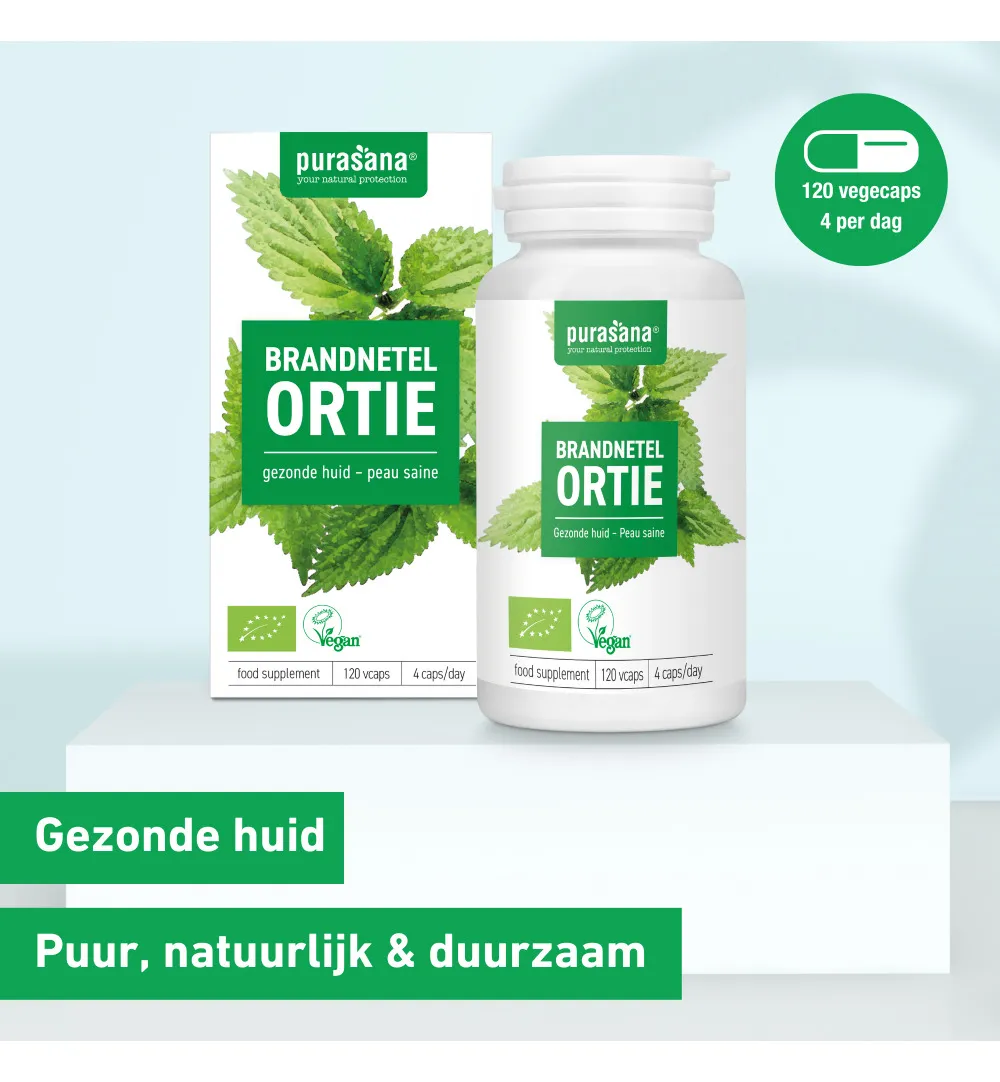 Purasana Brandnetel/Ortie Vegan Bio (120 vega capsules) - image 6
