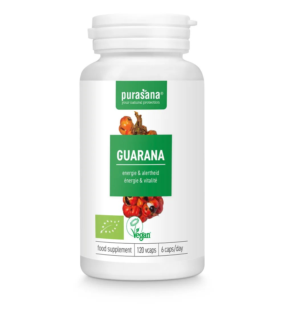Purasana Guarana Vegan Bio (120 vega capsules) - image 5