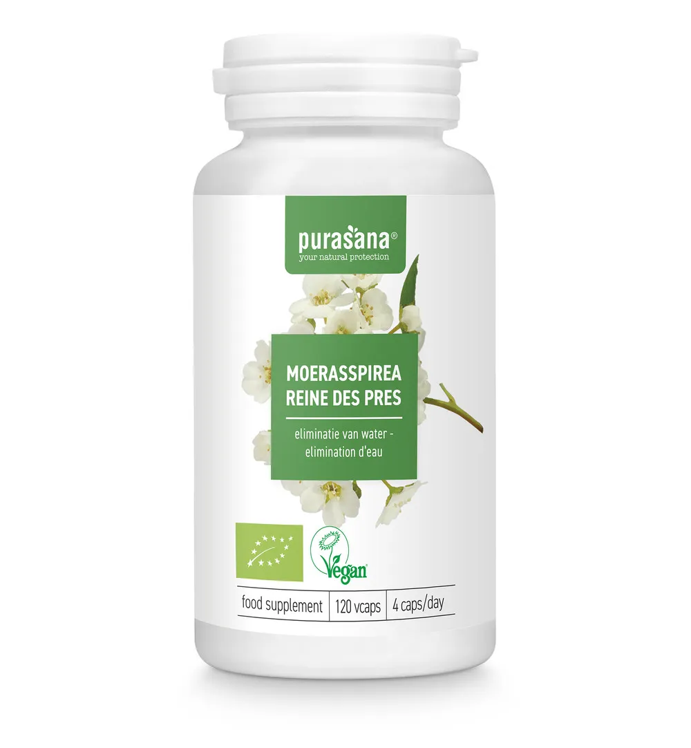 Purasana Moerasspirea/Reine Des Pres Vegan Bio (120 vega capsules) - image 5