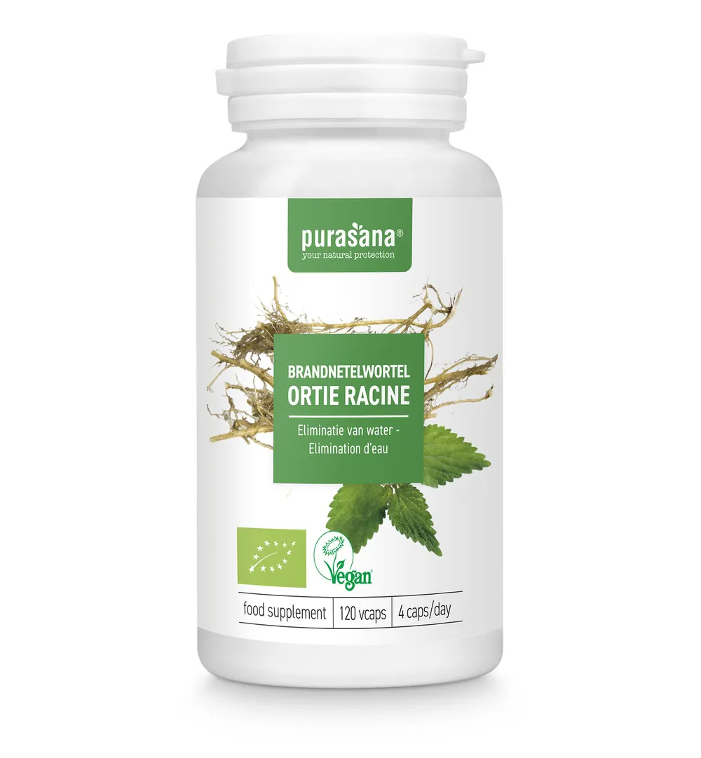 Purasana Brandnetelwortel/Ortie Racine Vegan Bio (120 vega capsules) - image 5