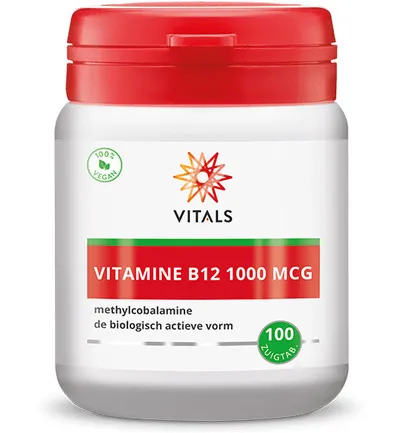 Vitals Vitamine B12 1000 Mcg (100 zuigtabletten)