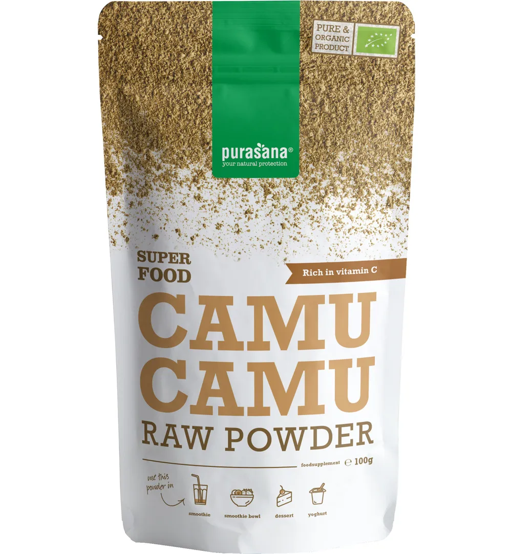 Purasana Camu Camu Poeder/Poudre Vegan Bio (100 gr)