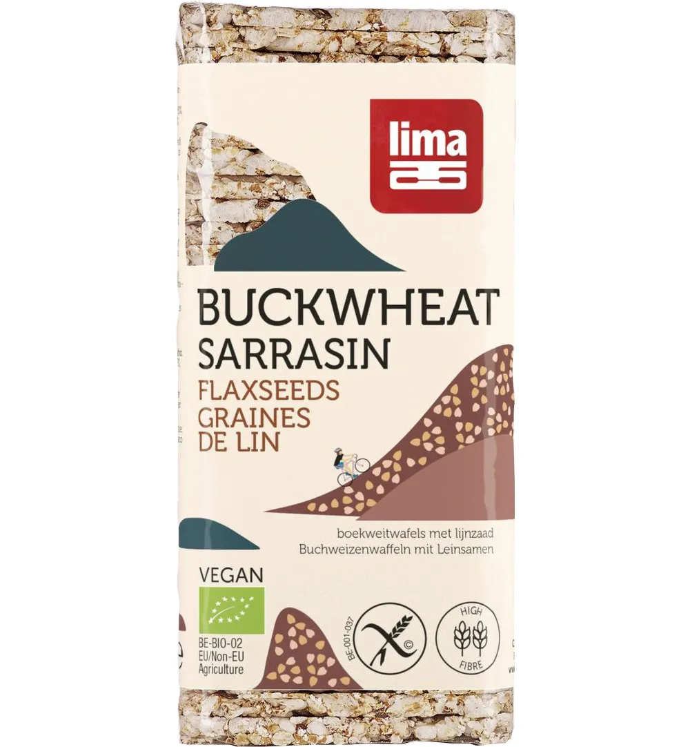 Lima Boekweitwafels Lijnzaad Bio (130 gr)