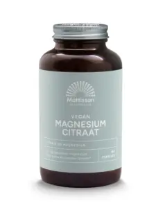 Mattisson Active Magnesium Citraat 400mg (180 vega capsules)