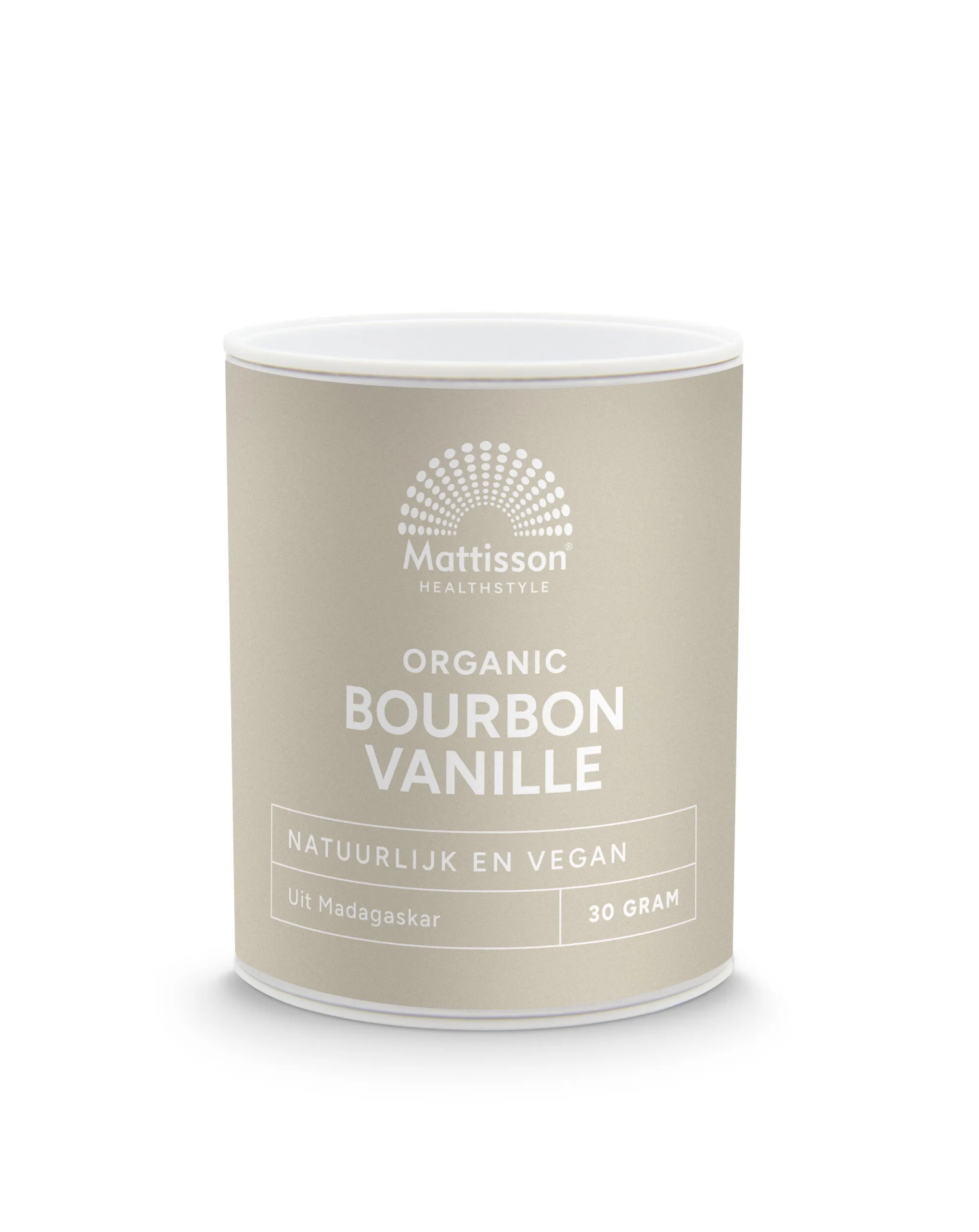 Mattisson Bourbon Vanille Poeder Bio (30 gr)