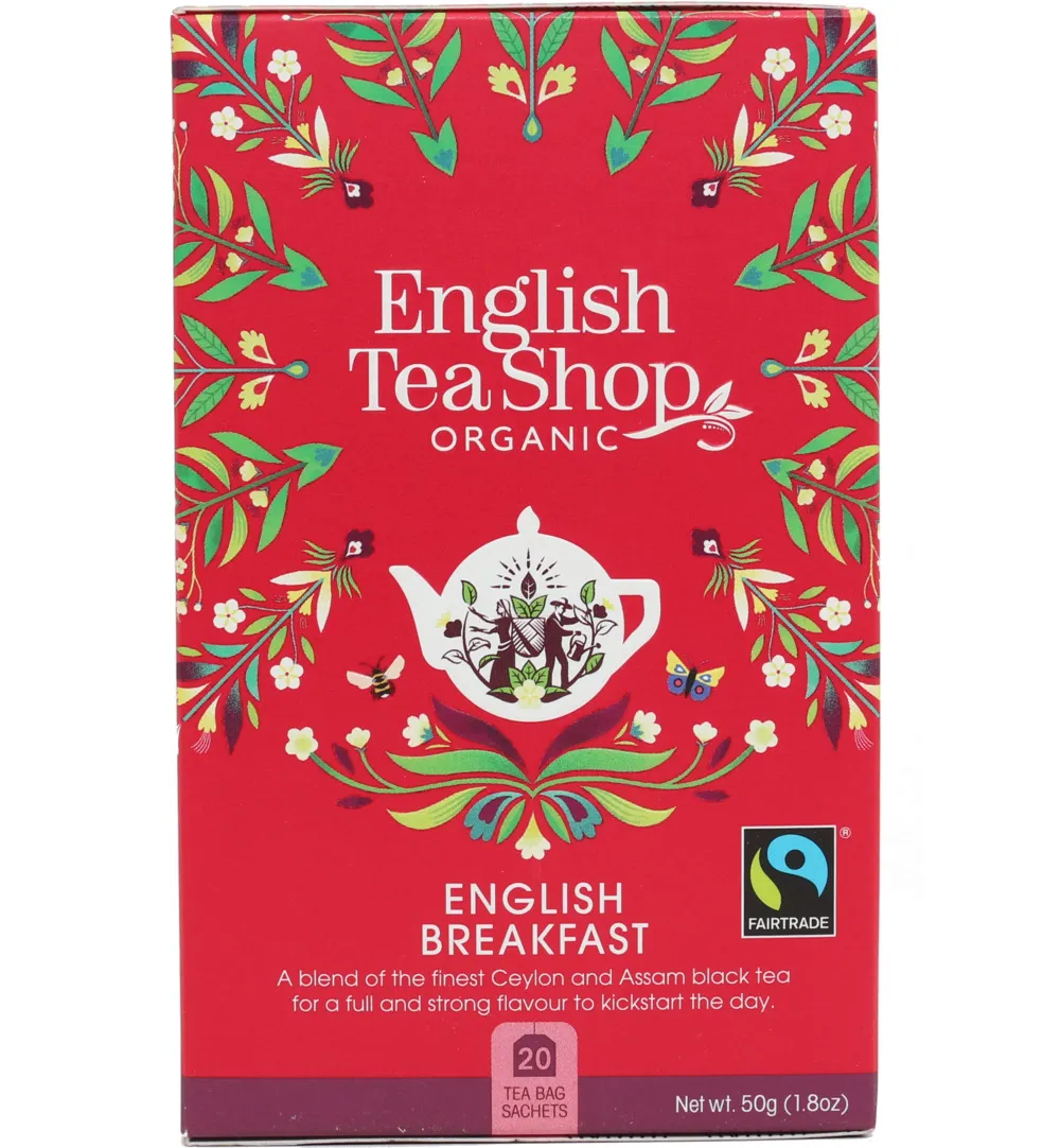 English Tea Shop English breakfast bio (20 zakjes)