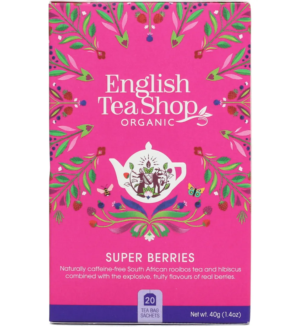 English Tea Shop Superberries bio (20 zakjes)