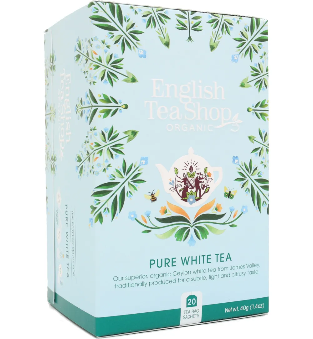 English Tea Shop White tea bio (20 zakjes)