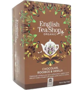 English Tea Shop Rooibos chocolate & vanilla bio (20 zakjes)