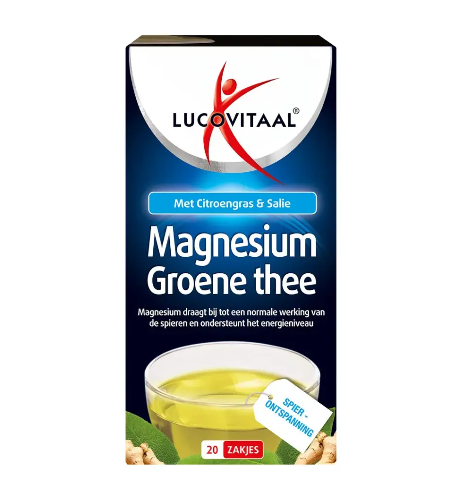 Lucovitaal Magnesium Groene Thee (20 zakjes)