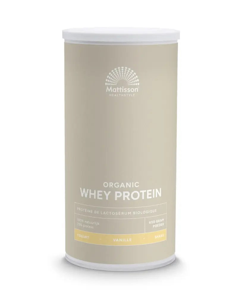 Mattisson Wei Whey Proteine Vanille 80% Bio (450 gr)