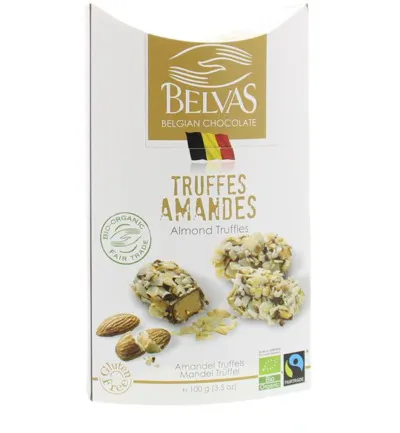 Belvas Truffels amandel bio (100 gr)