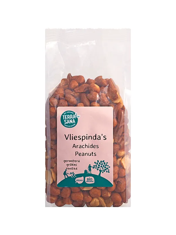 Terrasana Pinda Vlies Zonder Zout Geroosterd Bio (250 gr)