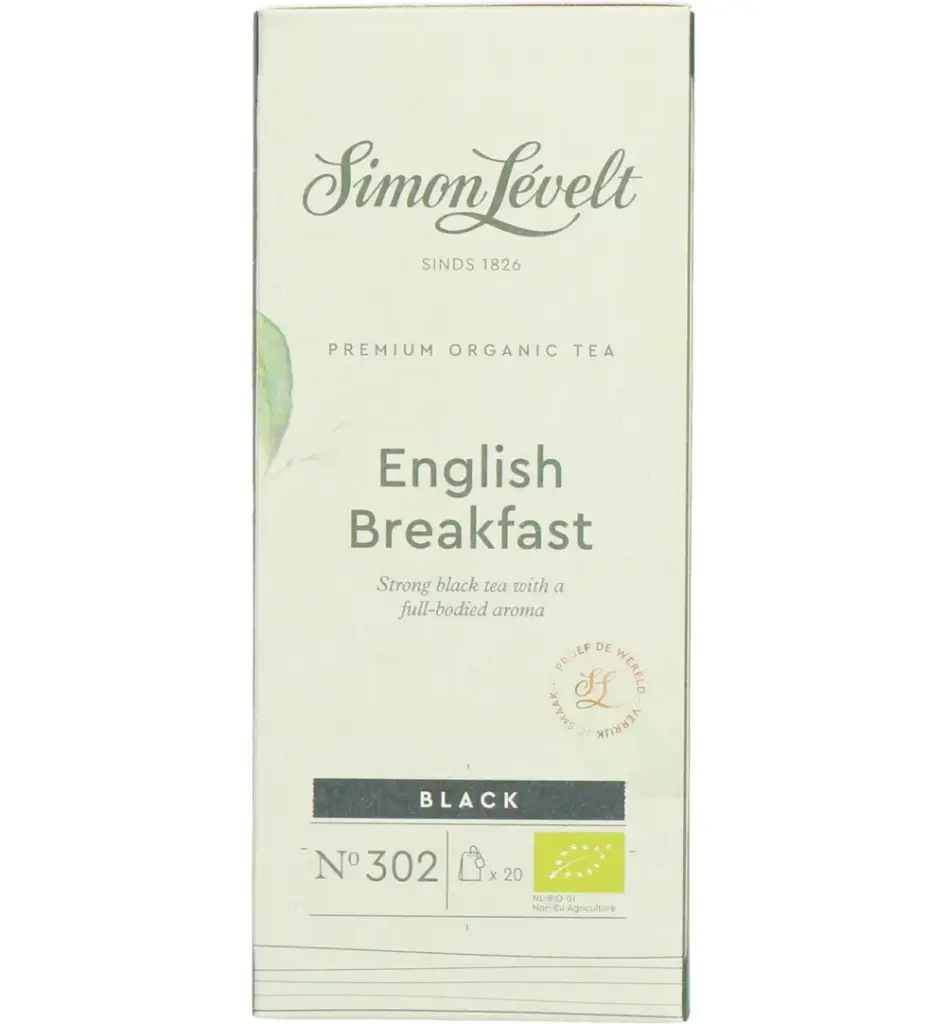 Simon Levelt English breakfast Max Havelaar bio (20 zakjes)
