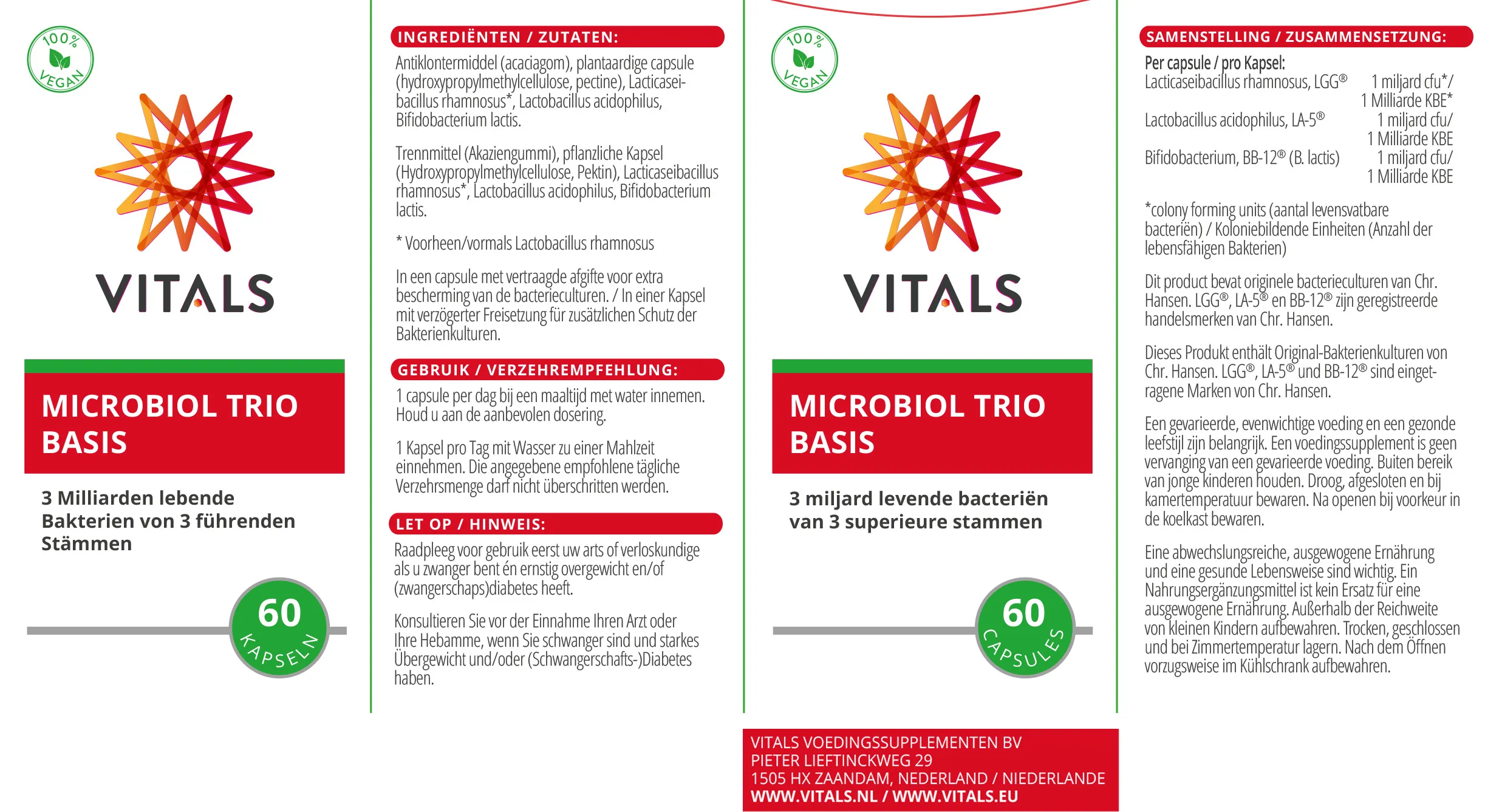 Vitals Microbiol Trio Basis (60 capsules) - image 3