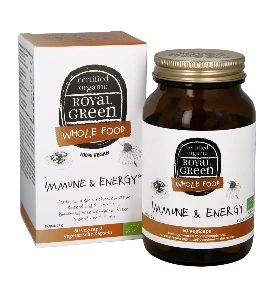 Royal Green Immune & Energy Bio (60 vega capsules)