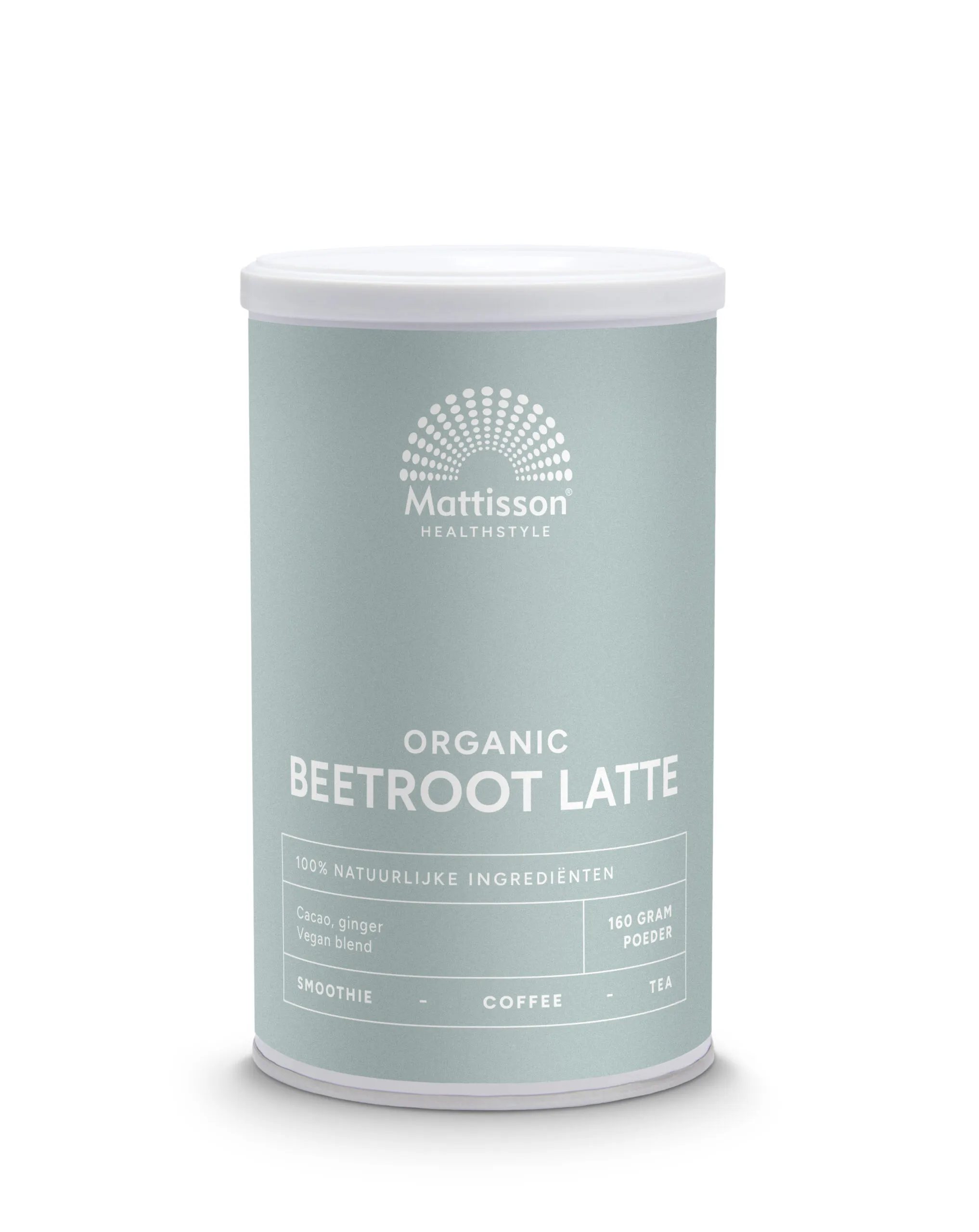 Mattisson Latte Beetroot Gember - Cacao Bio (160 gr)