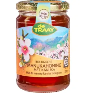 De Traay Manuka kanuka honing bio (350 gr)