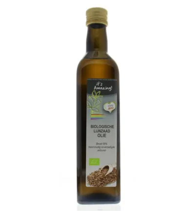 It'S Amazing Lijnzaadolie Bio (500 ml)