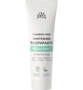 Urtekram Tandpasta whitening fresh mint (75 ml)