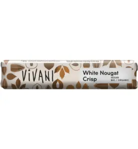 Vivani Chocolate To Go White Nougat Crisp Vegan Bio (35 gr)