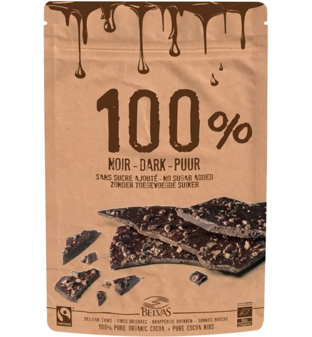 Belvas Thins dark 100% bio (80 gr)