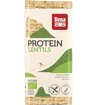 Lima Wafels Linzen Proteine Bio (100 gr)