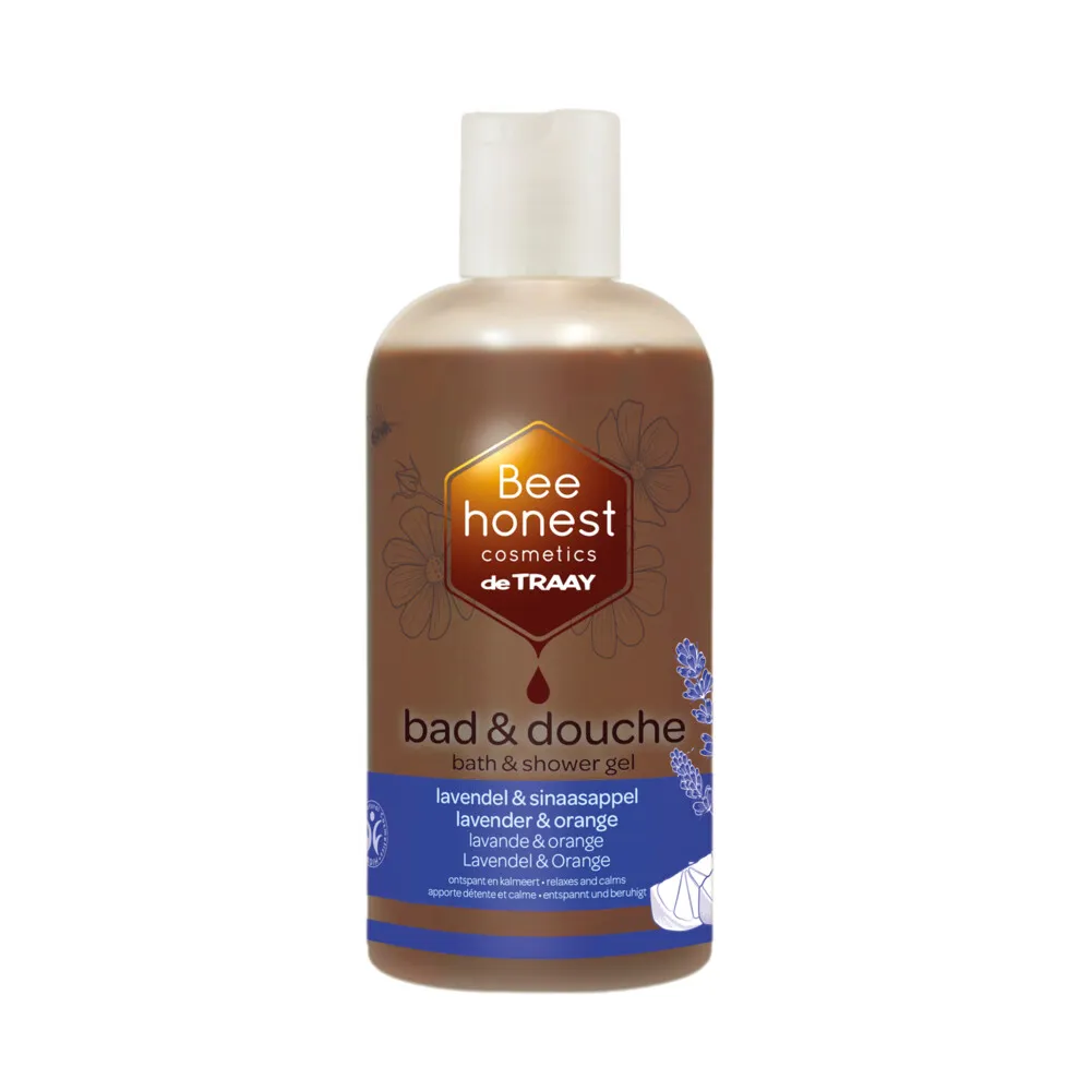 Bee Honest Bad / Douche Lavendel / Sinaasappel (250 ml)