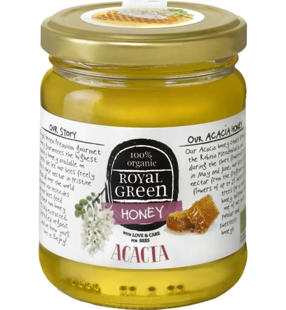 Royal Green Acacia honey bio (250 gr)