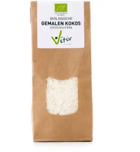 Vitiv Kokos Gemalen Bio (250 gr)