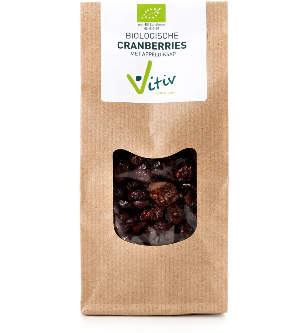 Vitiv Cranberries Appeldiksap Bio (250 gr)
