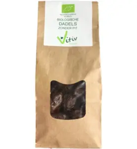 Vitiv Dadels Zonder Pit Bio (500 gr)