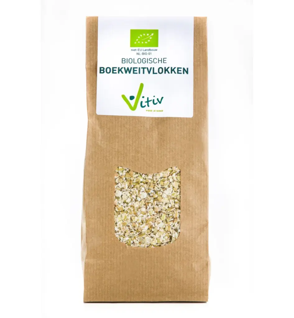 Vitiv Boekweitvlokken Bio (500 gr)