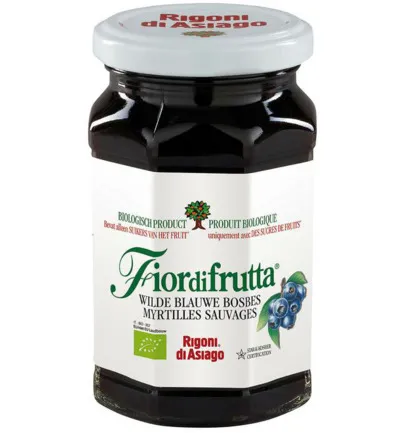 Fiordifrutta Blauwe bosbesjam bio (250 gr)