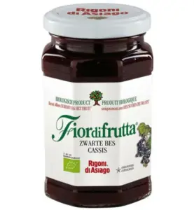Fiordifrutta Zwarte bessenjam bio (250 gr)