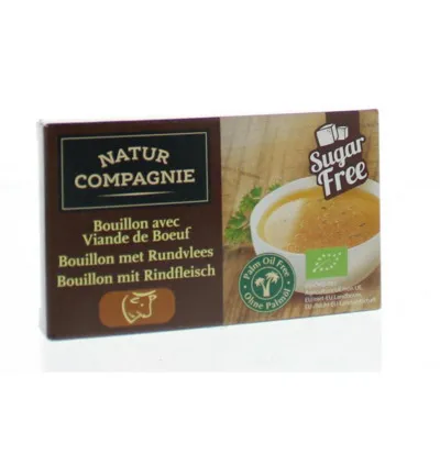 Natur Compagnie Rundvleesbouillon Blokjes Bio (8 Stuks)