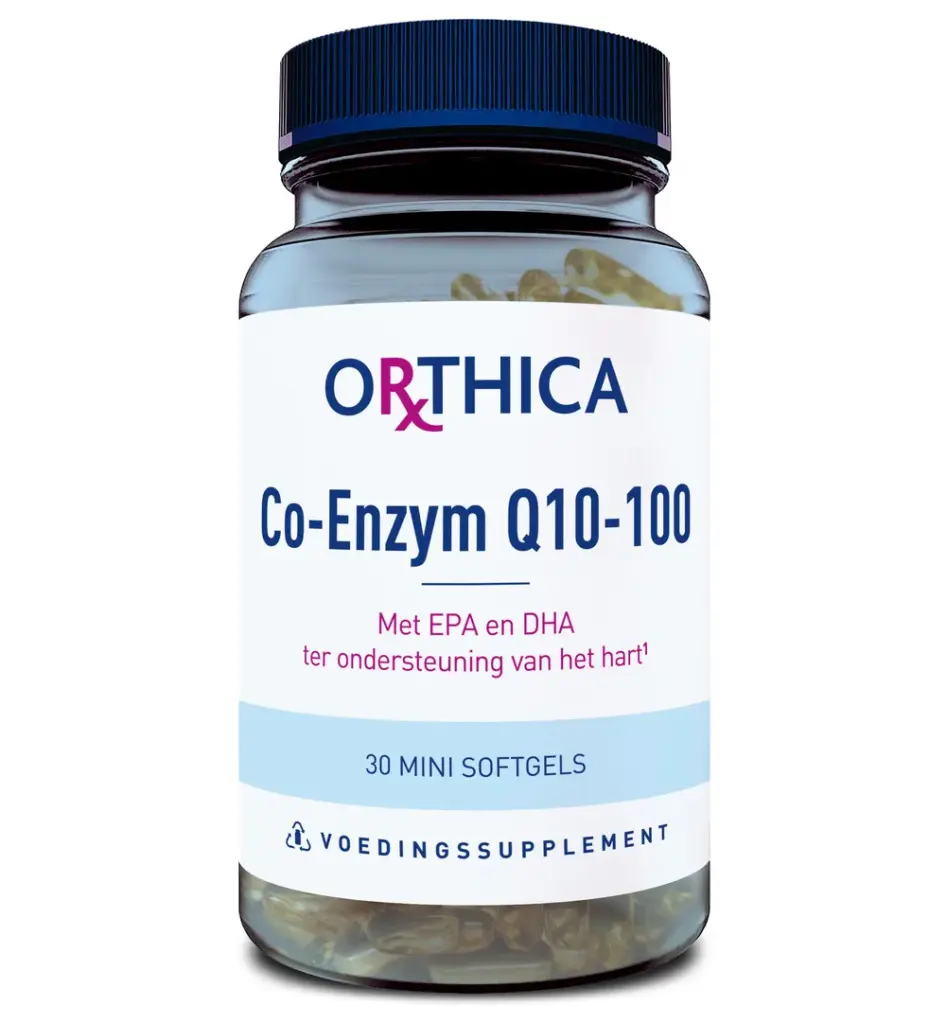 Orthica Co-enzym Q10-100 (30 softgels)