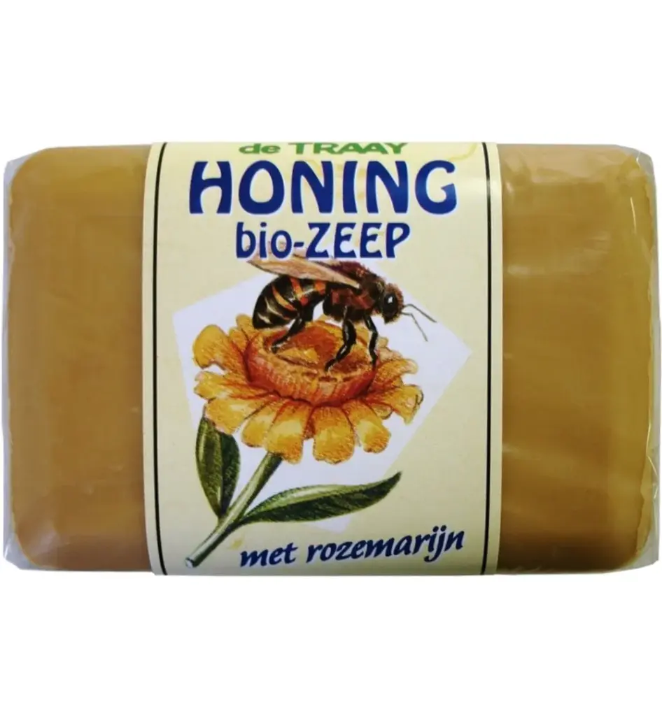 De Traay Zeep honing/rozemarijn bio (250 gr)