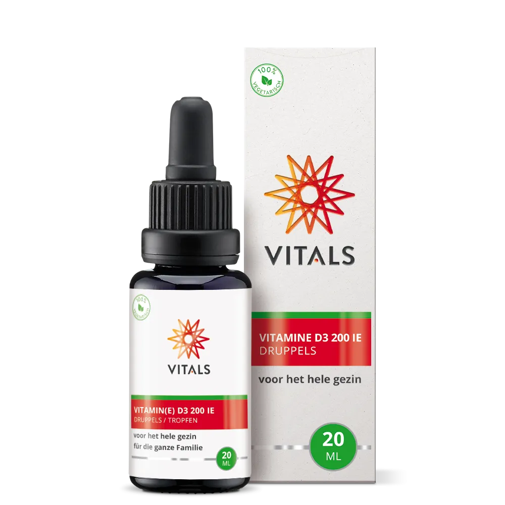 Vitals Vitamine D3 druppels (20 ml)