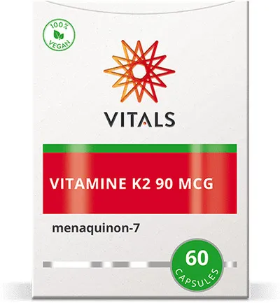 Vitals Vitamine K2 90 mcg (60 vega capsules) - image 2