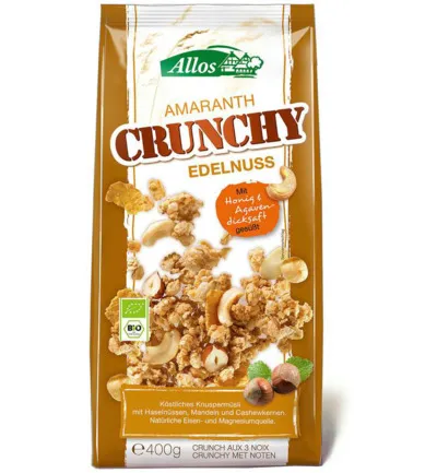 Allos Crunchy Amarant Triple Nuts Bio (400 gr)