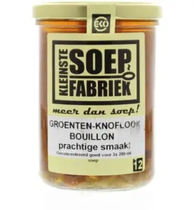 Kleinstesoepfabriekgroentebouillon Bio (400 ml)