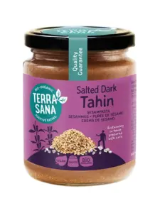 TerraSana Tahin bruin sesampasta met zeezout bio (250 gr)