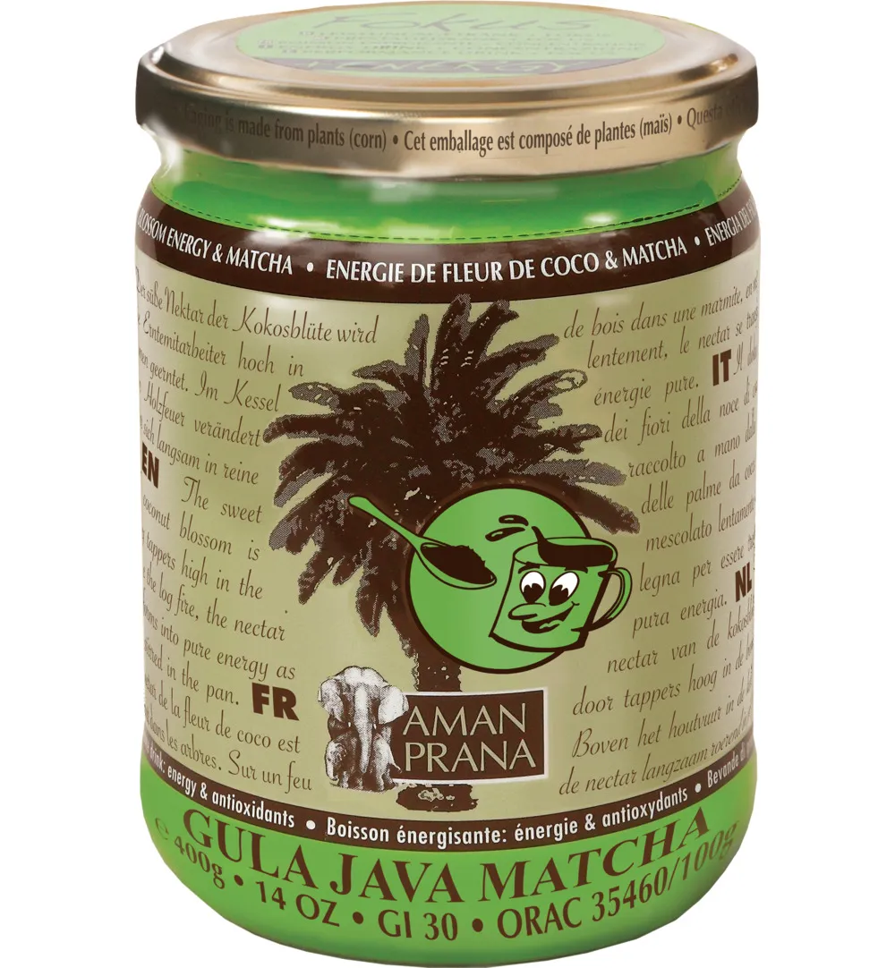 Amanprana Gula java matcha bio (400 gr)
