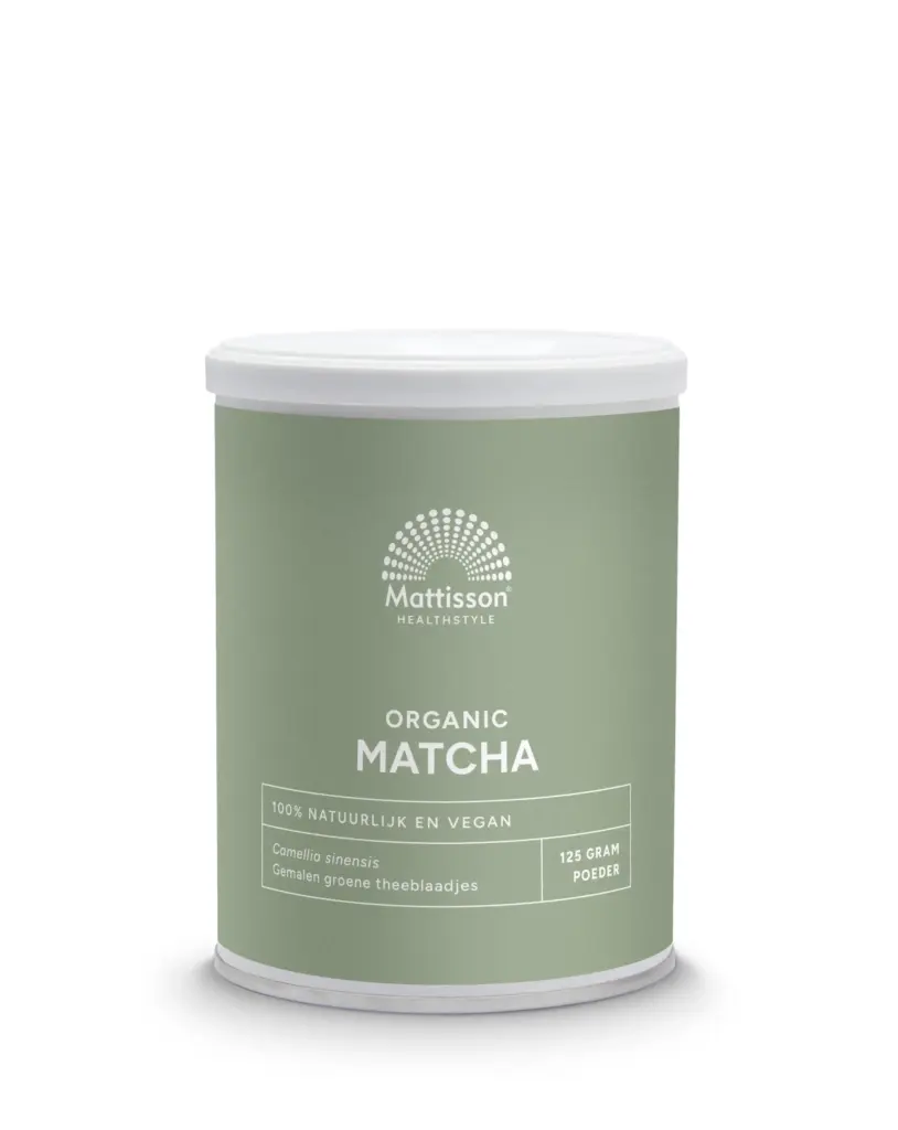 Mattisson Matcha Powder Poedergreen Tea Bio (125 gr)